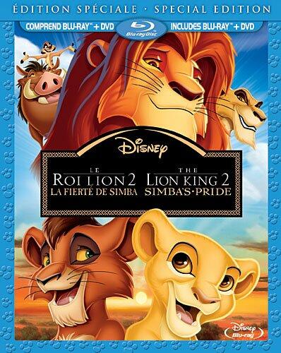 The Lion King 2: Simba's Pride (Special Edition) / Le Roi Lion 2 (Édition spécial) (Bilingual) [Blu-ray + DVD]