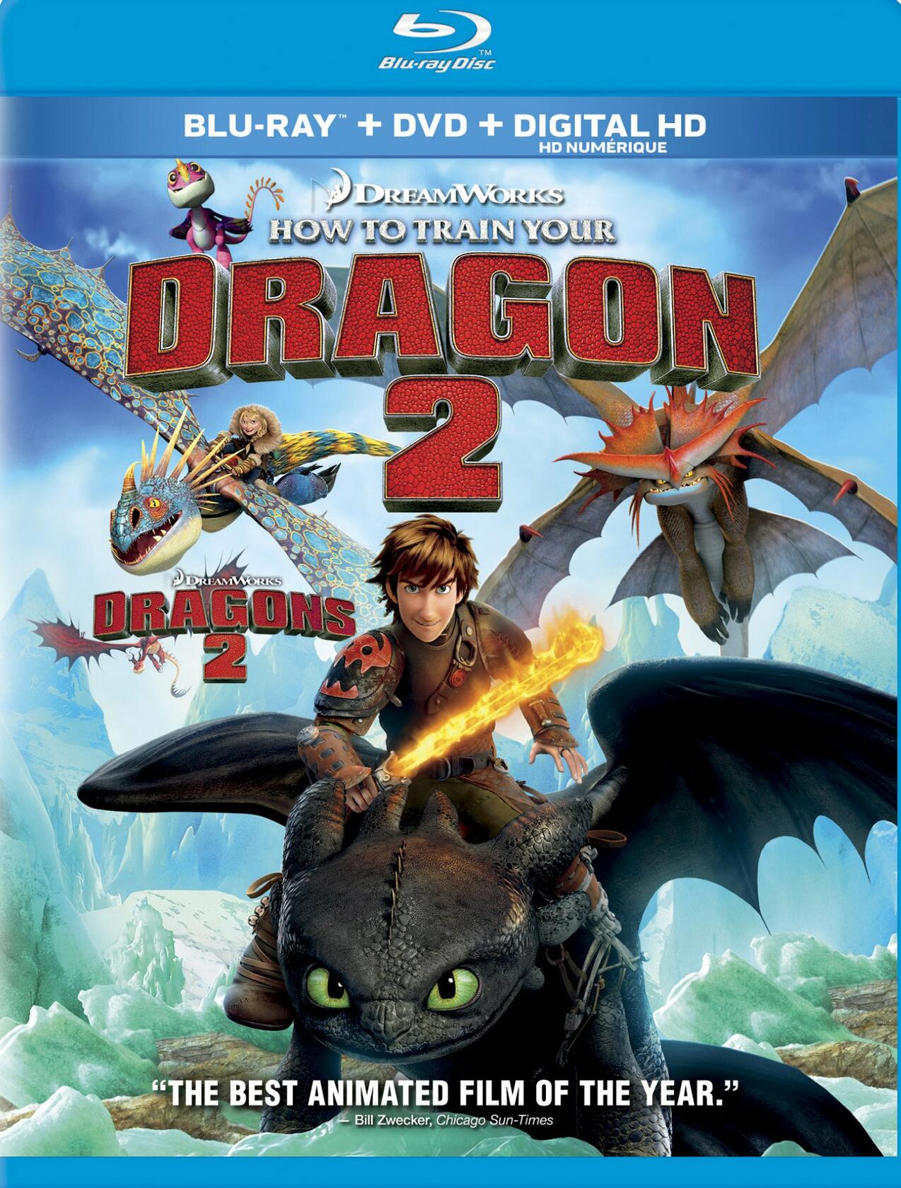 How to Train Your Dragon 2 (Bilingual) [Blu-ray + DVD + Digital Copy] [Blu-ray] - Very Good
