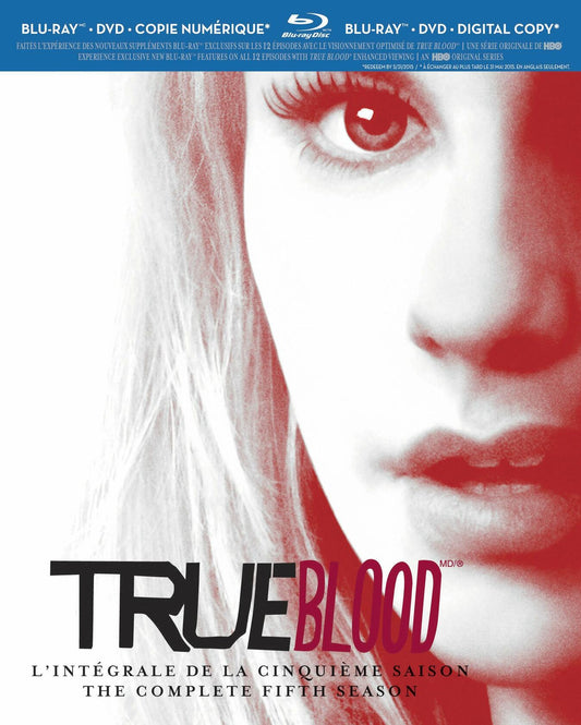 True Blood: The Complete Fifth Season (QUE/BD-SEL+DC) Copy+DVD+BD) [Blu-ray] - Very Good