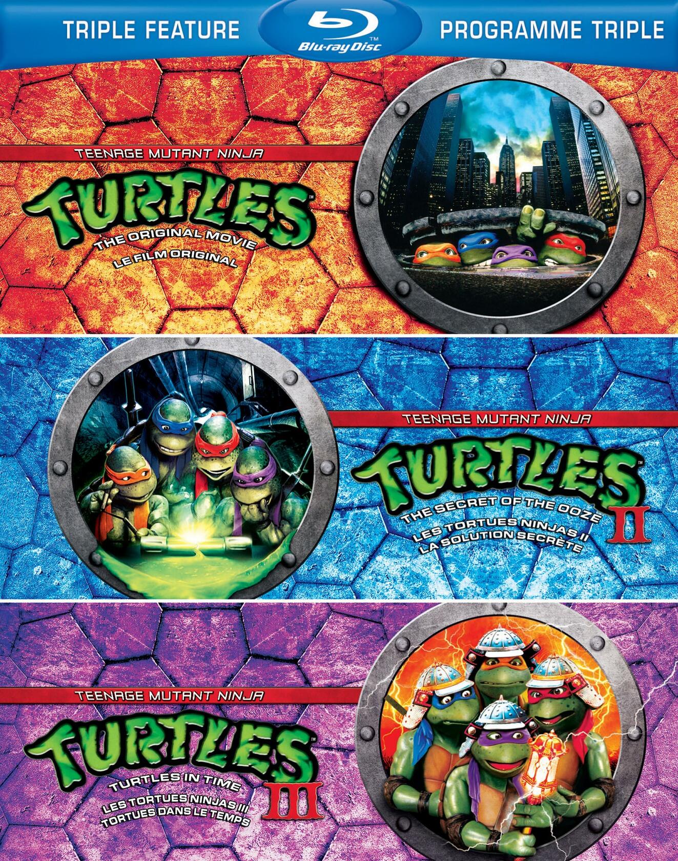 Teenage Mutant Ninja Turtles 1-3 [Blu-ray] [Blu-ray] - Very Good