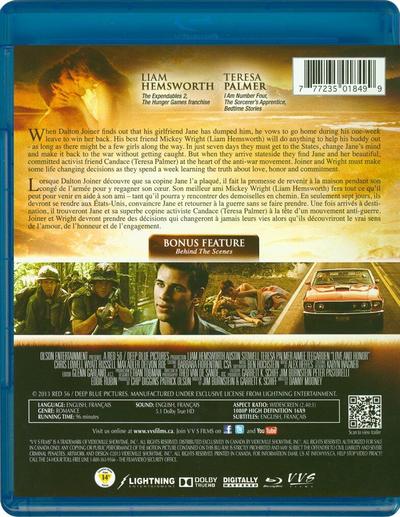 Love and Honor [Blu-ray] (Bilingual) [Blu-ray] - Good