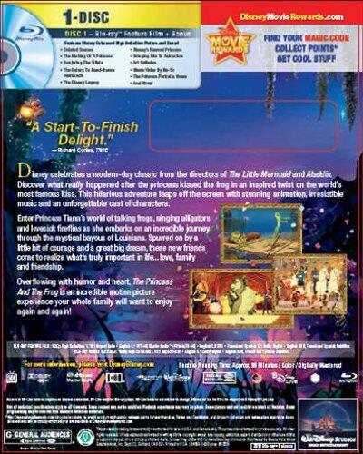 The Princess and the Frog [Blu-ray] (Bilingual) [Blu-ray] - Very Good