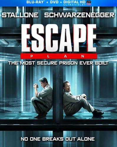 Escape Plan [Blu-ray] Schwarzenegger, Arnold; Stallone, Sylvester; Caviezel, Jim; Neill, Sam; D'Onofrio, Vincent; Jones, Vinnie; Ryan, Amy; Cent, 50; Tahir, Faran and Hafstrom, Mikael - Good