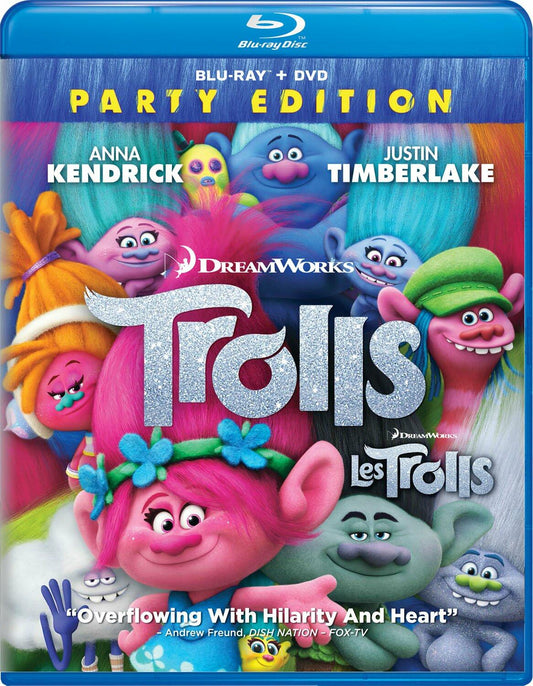 Trolls (Bilingual) [Blu-ray + DVD + Digital Copy] [Blu-ray]