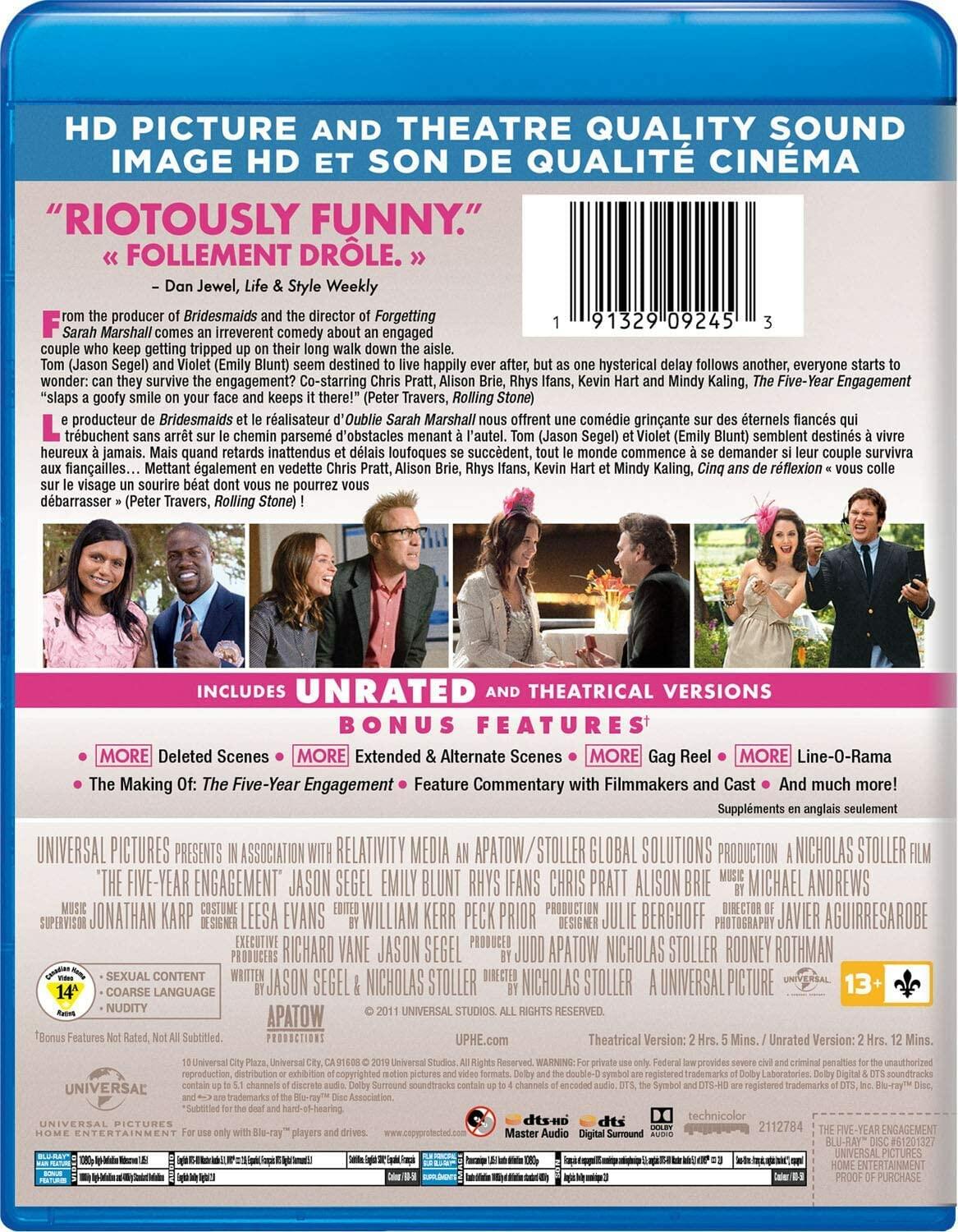 Five Year Engagement [Blu-ray] - Very Good