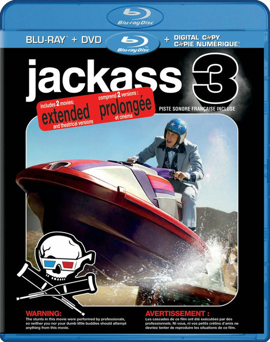 Jackass 3 (Extended Edition) [Blu-ray + DVD] (Sous-titres français)