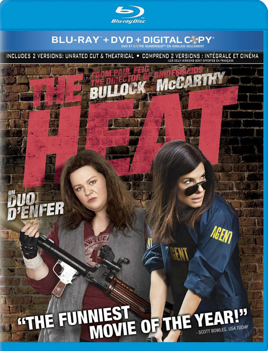 The Heat (Bilingual) [Blu-ray + DVD + UltraViolet Copy] [Blu-ray] - Very Good