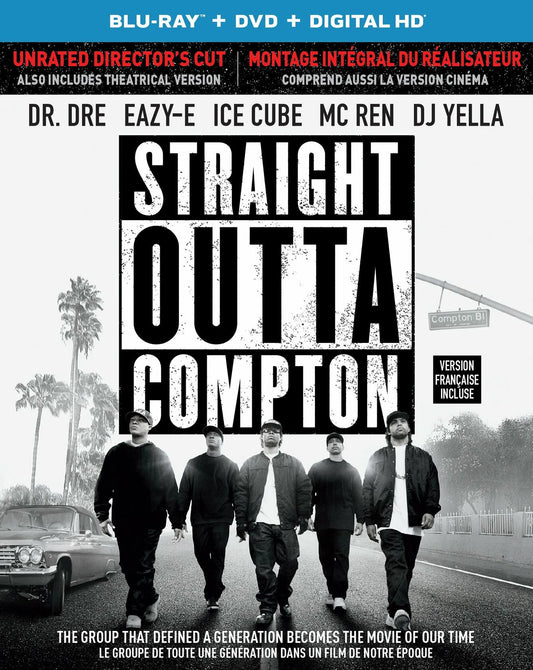 Straight Outta Compton (Blu-ray + DVD + Digital HD with Ultraviolet) [Blu-ray]