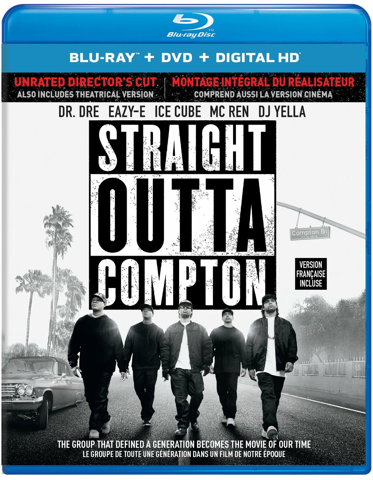 Straight Outta Compton (Blu-ray + DVD + Digital HD with Ultraviolet) [Blu-ray]