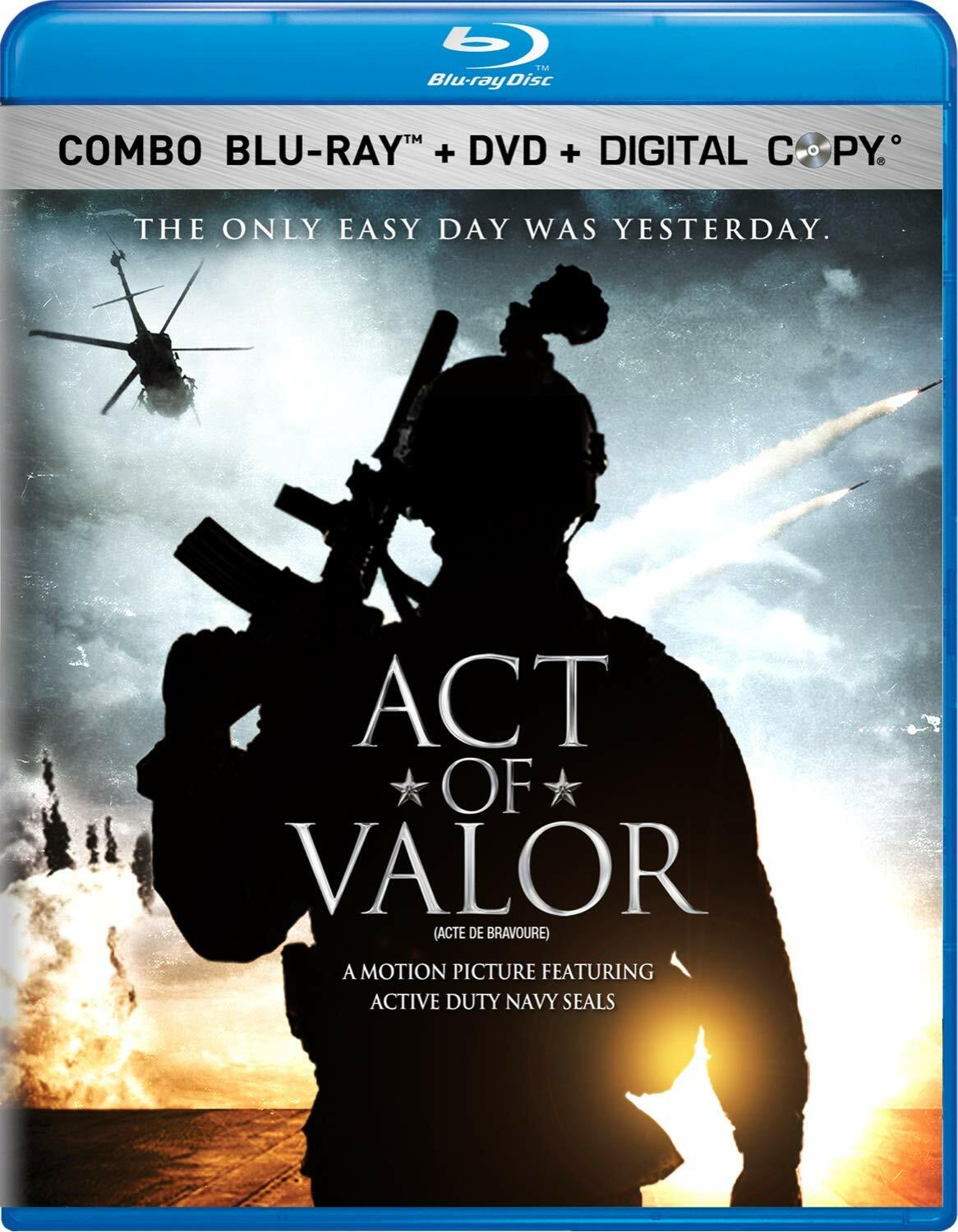 Act of Valor [Blu-ray + DVD + Digital Copy] [Blu-ray] - Very Good