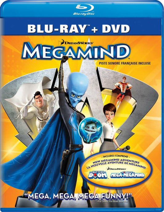 Megamind (Blu Ray + DVD) [Blu-ray] - Very Good