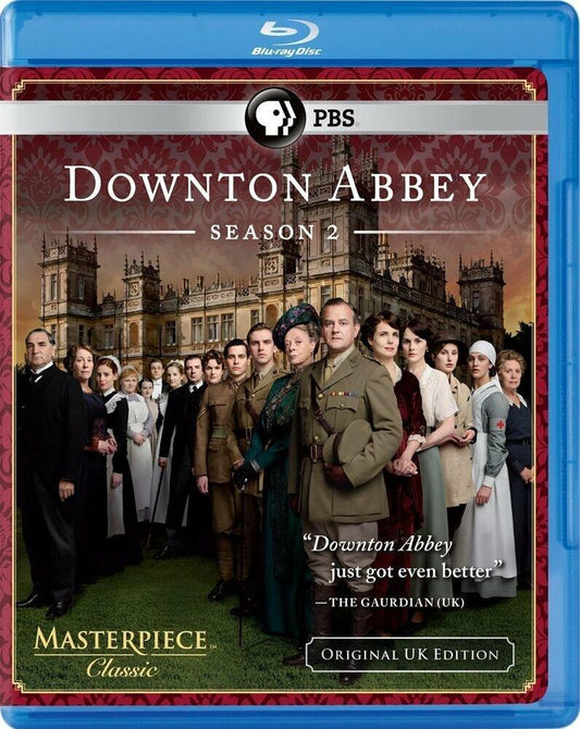 Masterpiece: Downton Abbey Season 2 (U.K. Edition) [Blu-ray] [Blu-ray] - Very Good