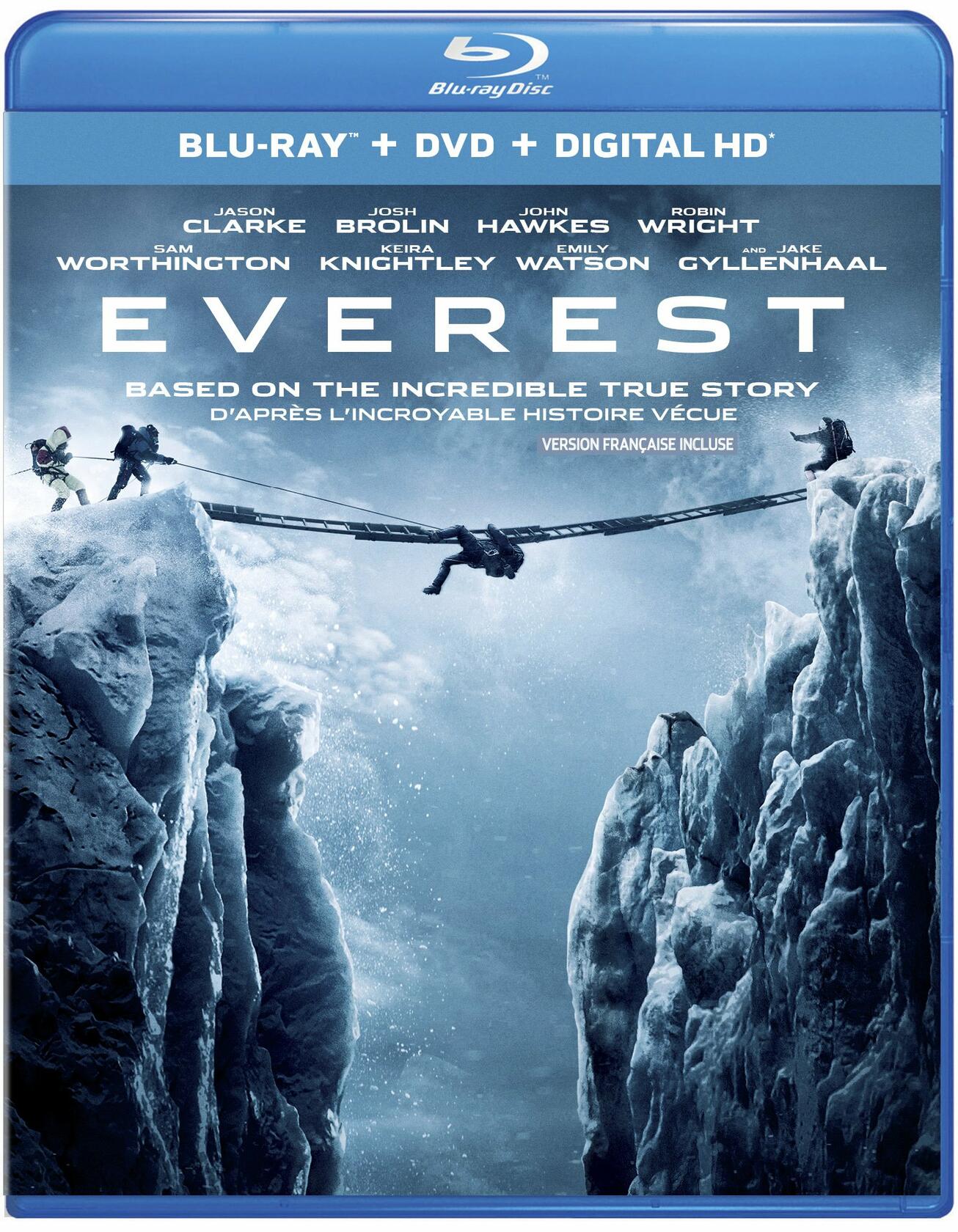 Everest [Blu-ray + DVD + Digital HD] [Blu-ray] - Very Good