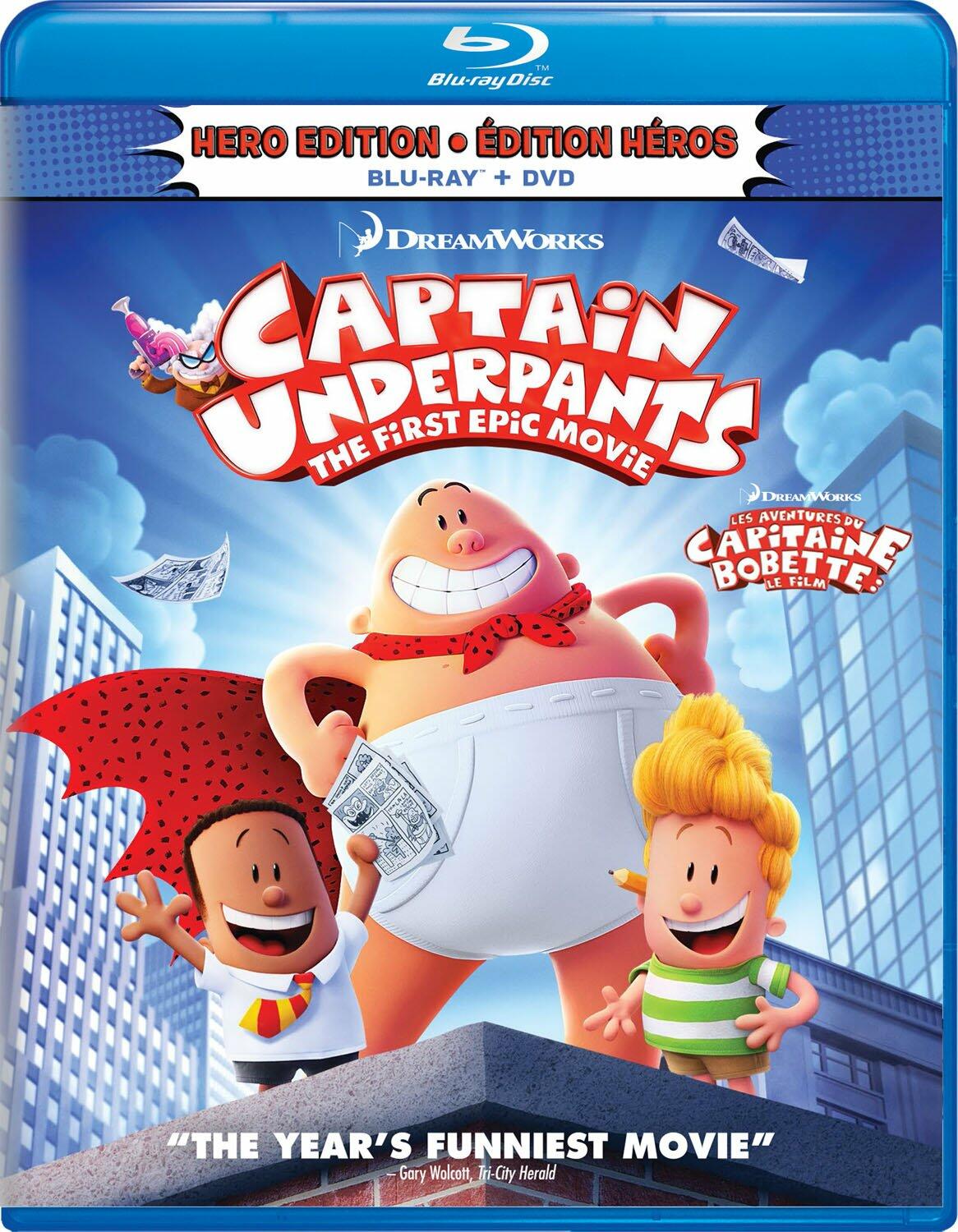 CAPTAINUNDERPANTS BDC DHD-CB CDN G4V [Blu-ray] (Bilingual) [Blu-ray] - Very Good