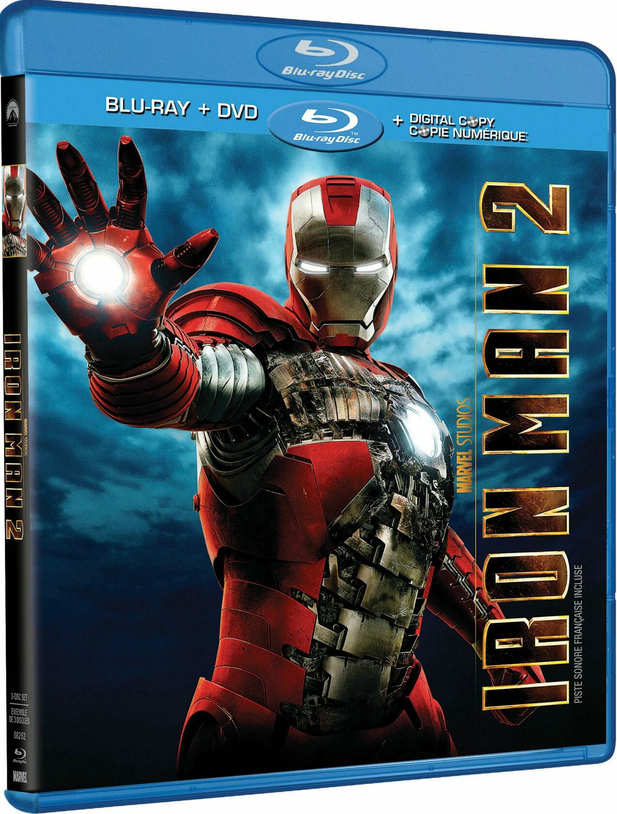 Iron Man 2 (Blu-ray + DVD + Digital Copy) (Bilingual) [Blu-ray] - Very Good