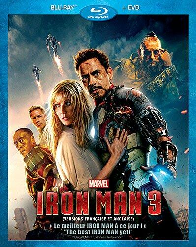 Iron Man 3 [Blu-ray + DVD] (Bilingual) [Blu-ray] - Very Good