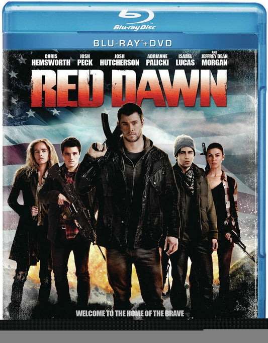 Red Dawn [Blu-ray] Hemsworth, Chris; Peck, Josh; Hutcherson, Josh; Palicki, Adrianne; Lucas, Isabel; Hodge, Edwin and Bradley, Dan - Very Good