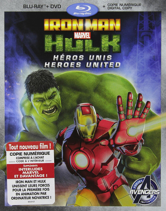 Marvel's Iron Man & Hulk: Heroes United [Blu-ray] (Bilingual) [Blu-ray] - Very Good