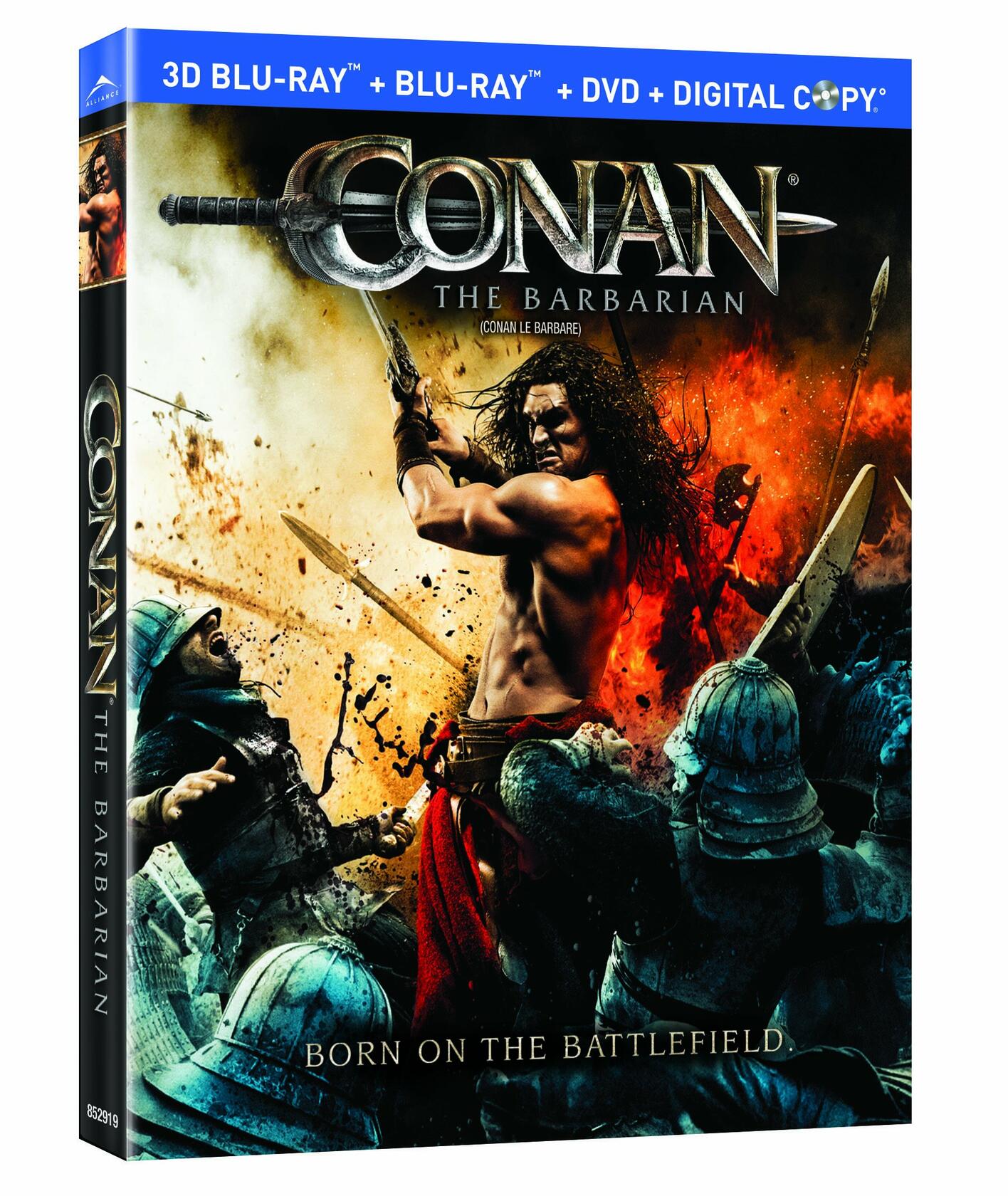 Conan the Barbarian - Conan le barbare [Blu-ray 3D + Blu-ray + DVD] [Blu-ray] - Very Good