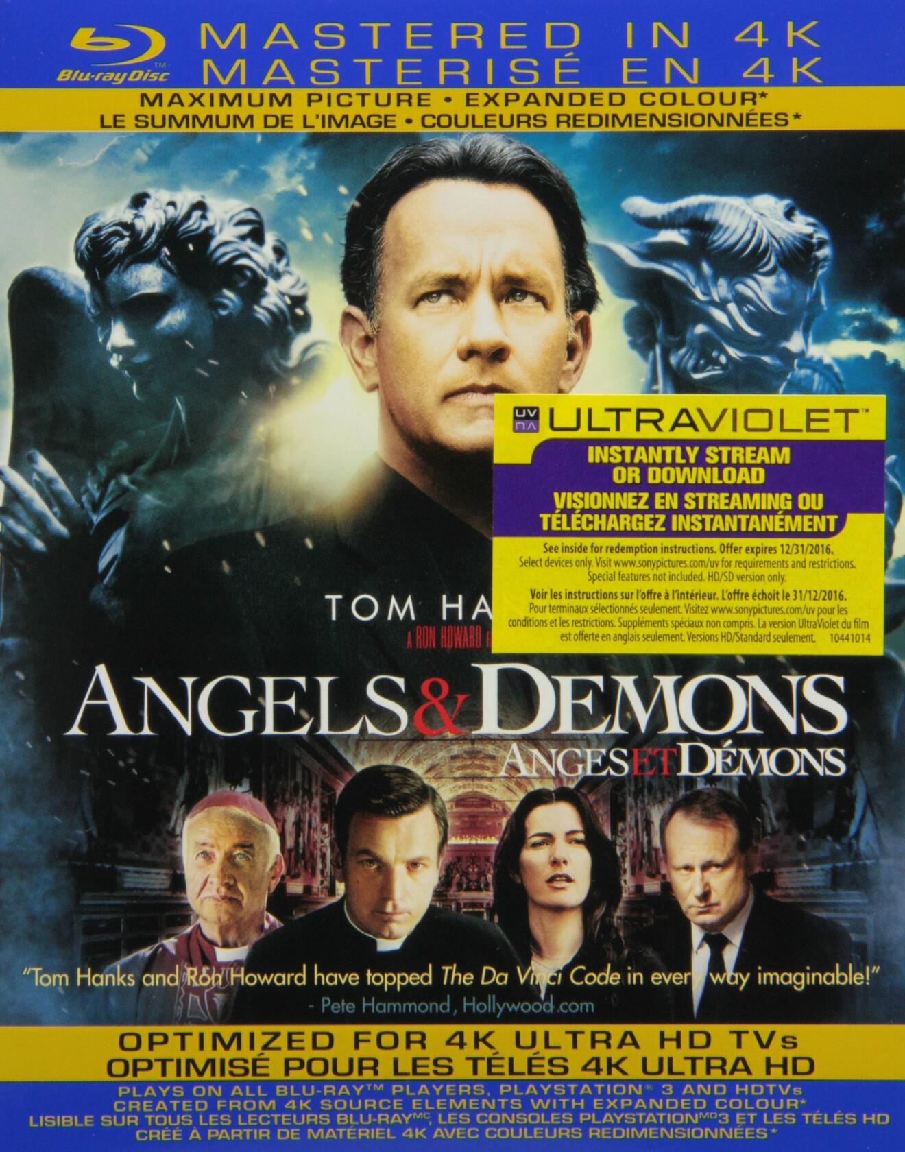 Angels & Demons (4K-Mastered) Bilingual [Blu-ray] [Blu-ray]