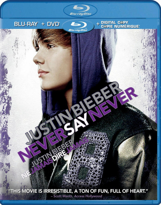 Justin Bieber: Never Say Never Blu Ray/DVD Combo with Digital Copy [Blu-ray] [Blu-ray]