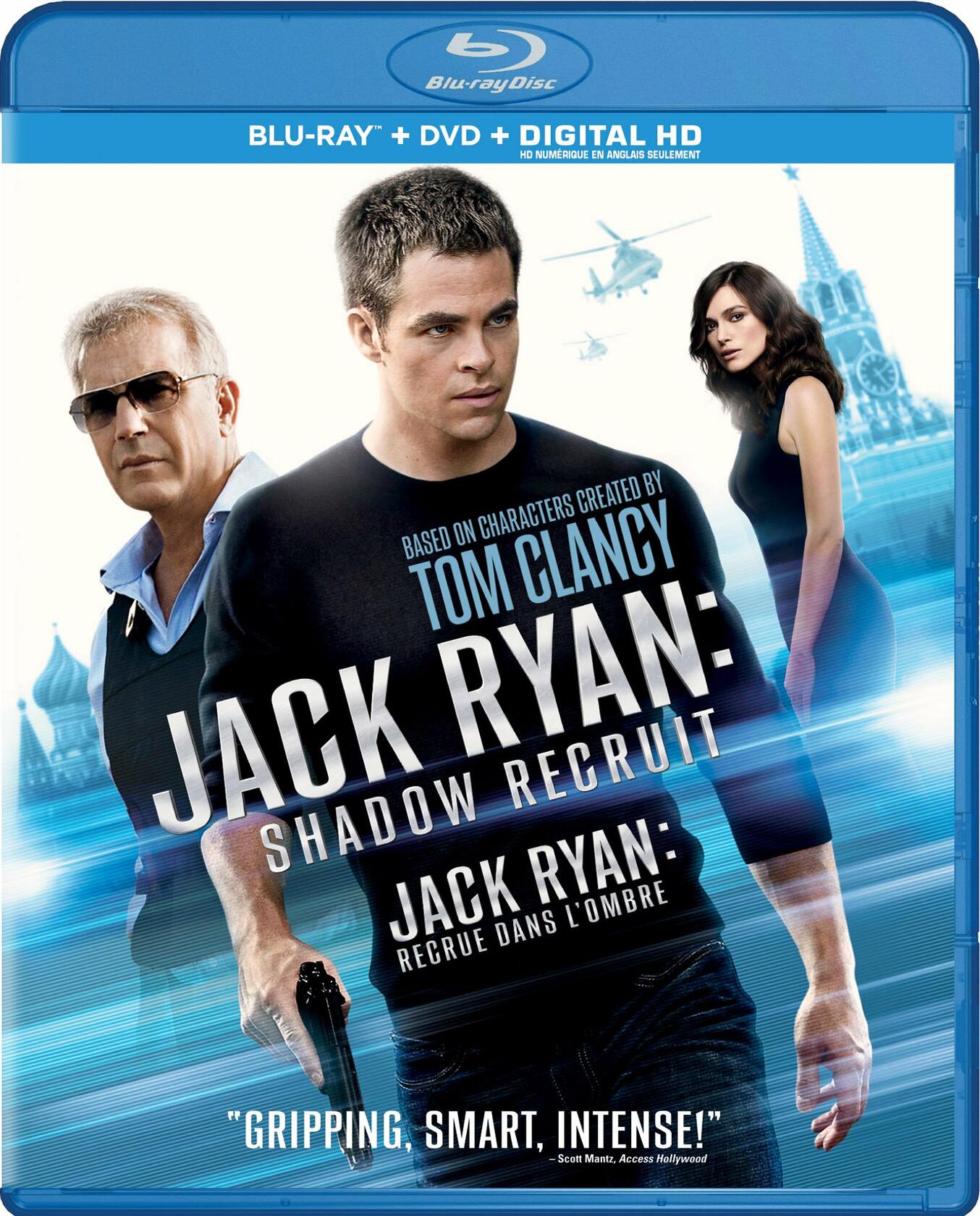 Jack Ryan: Shadow Recruit (-Recrue dans l'ombre) [Blu-ray + DVD + Digital Copy] (Bilingual) [Blu-ray] - Very Good