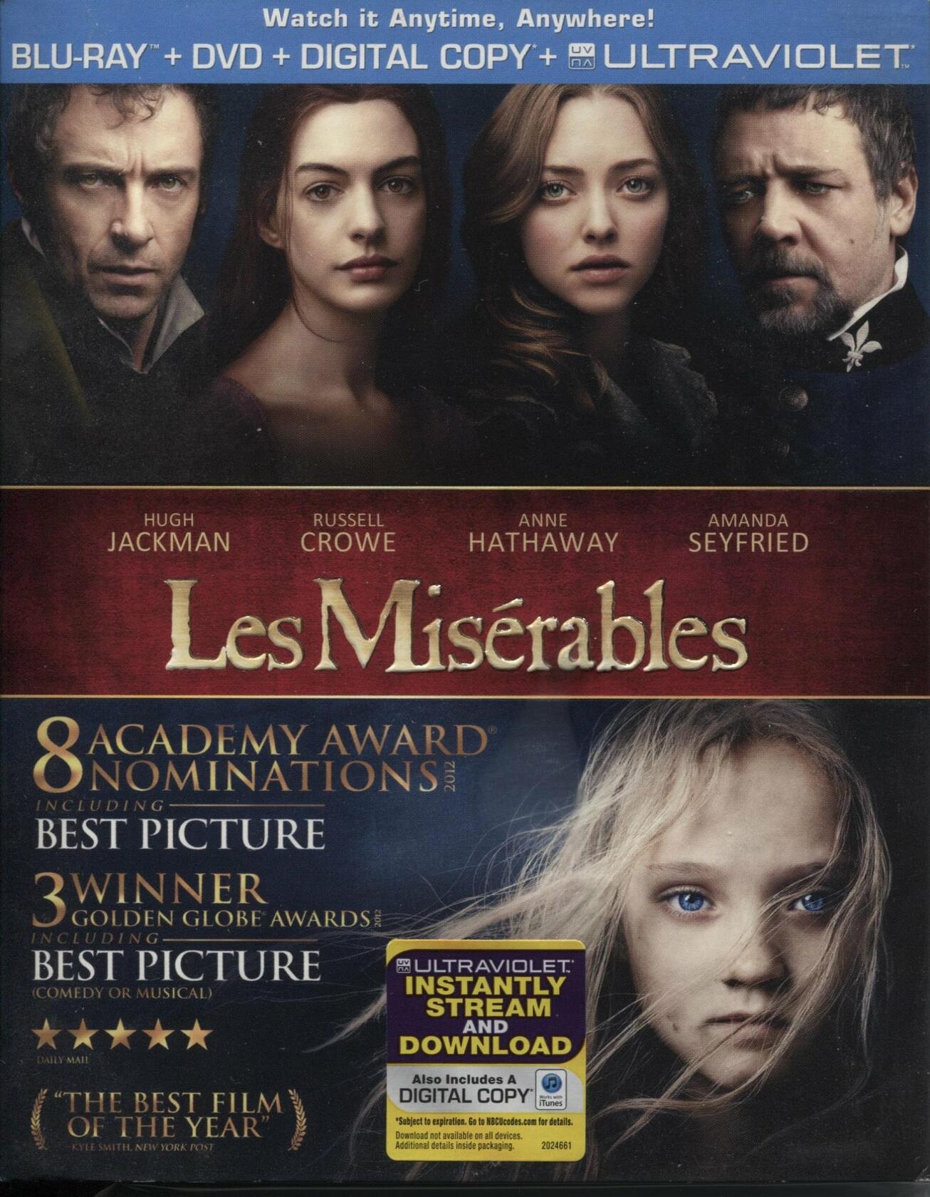 Les Miserables [Blu-ray] (Sous-titres français) [Import] - Very Good