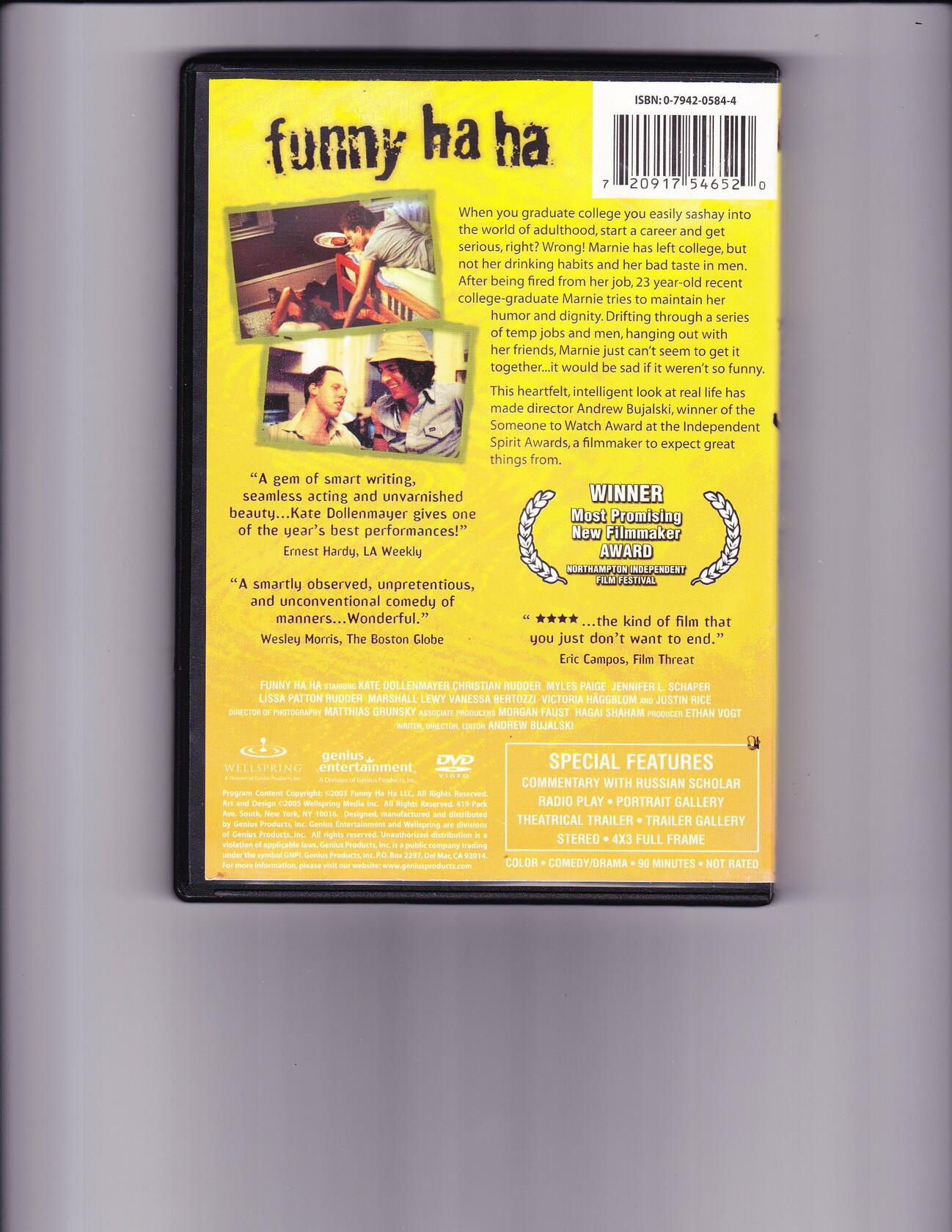 Funny Ha Ha [Import] [DVD]