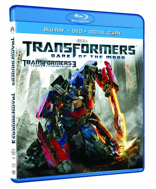 Transformers: Dark of the Moon (Bilingual) [Blu-ray + DVD + Digital Copy] [Blu-ray] - Very Good