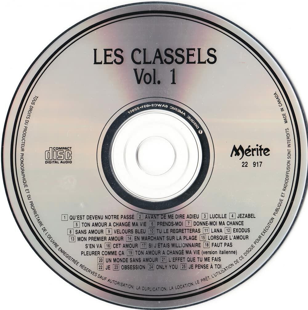Les Classels – Vol. 1 - 1991 - (Canada - Compilation) - CD - Very Good