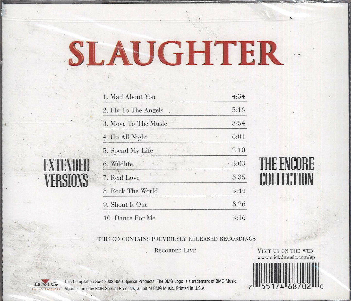 Extended Versions [Audio CD] Slaughter