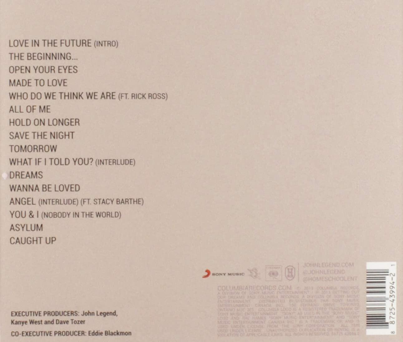 Love In The Future [Audio CD] John Legend and Multi-Artistes - Very Good