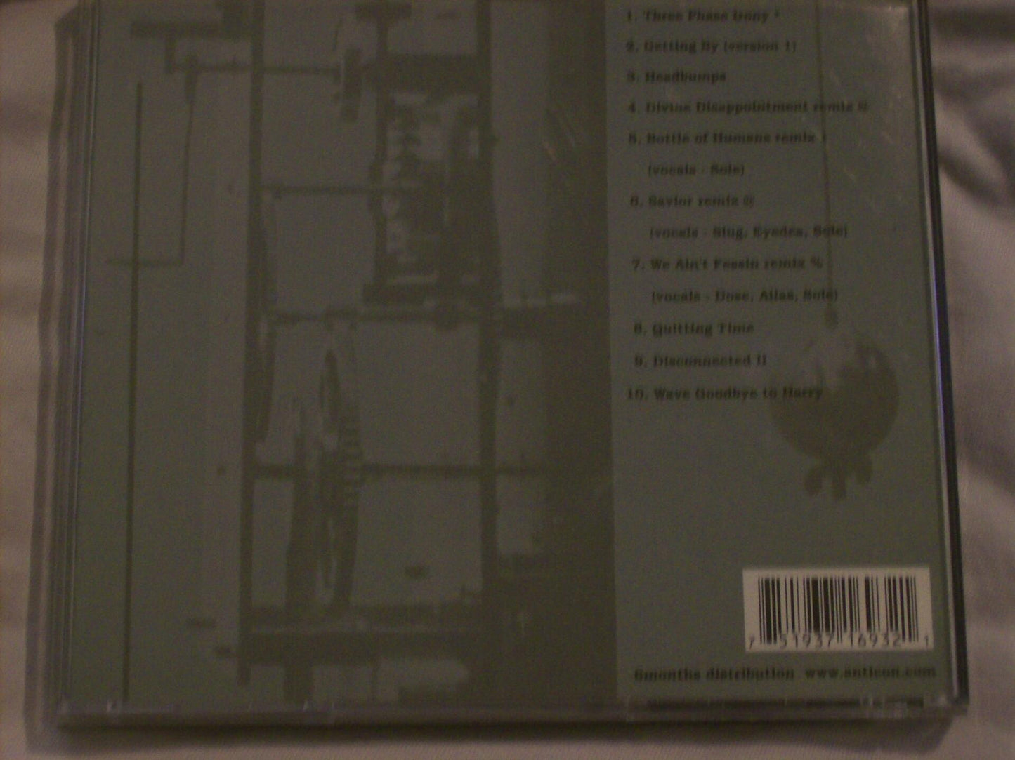 Three Phase Irony Double EP [Audio CD] Alias [Audio CD] Alias