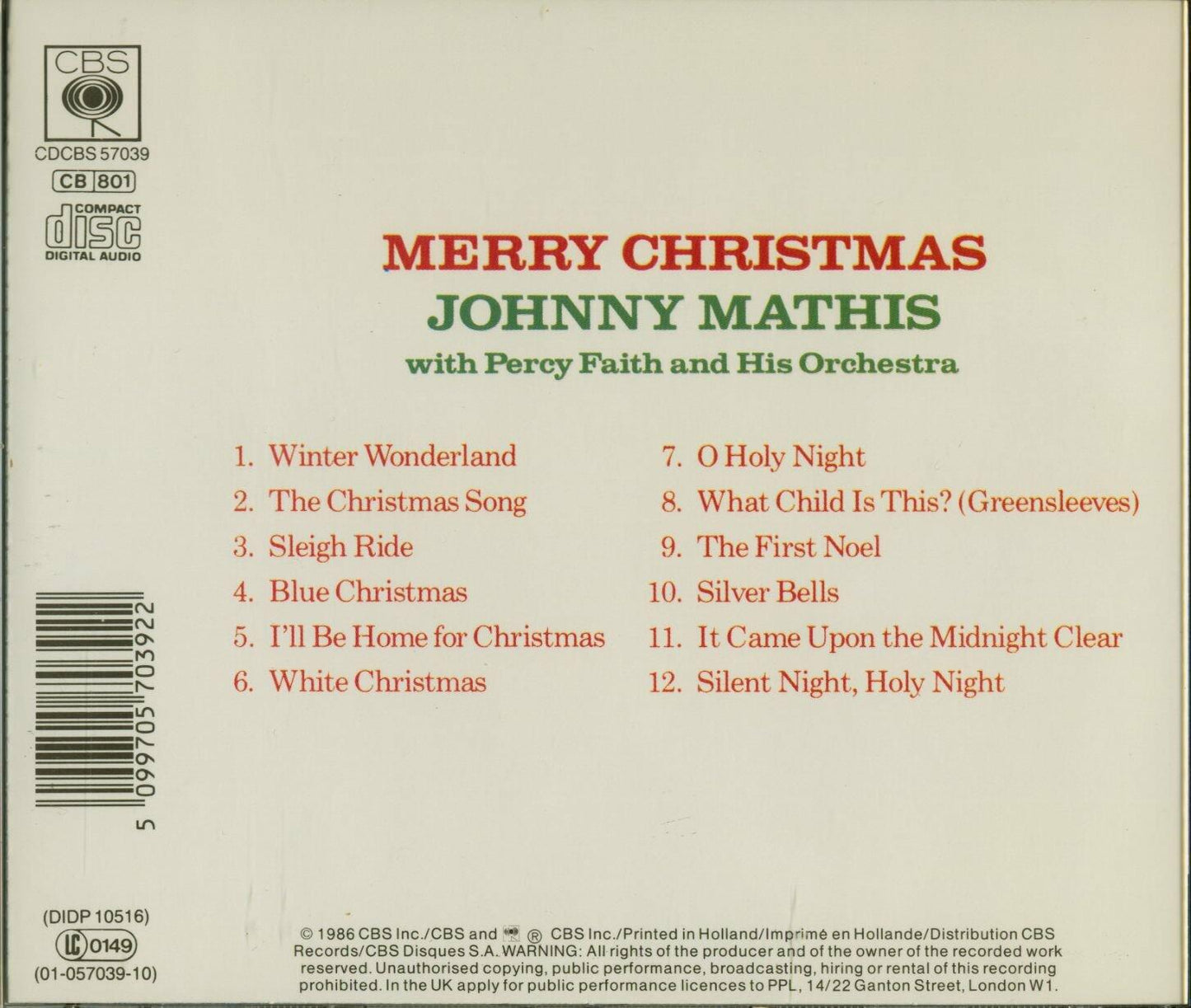 Merry Christmas [Audio CD] - Good