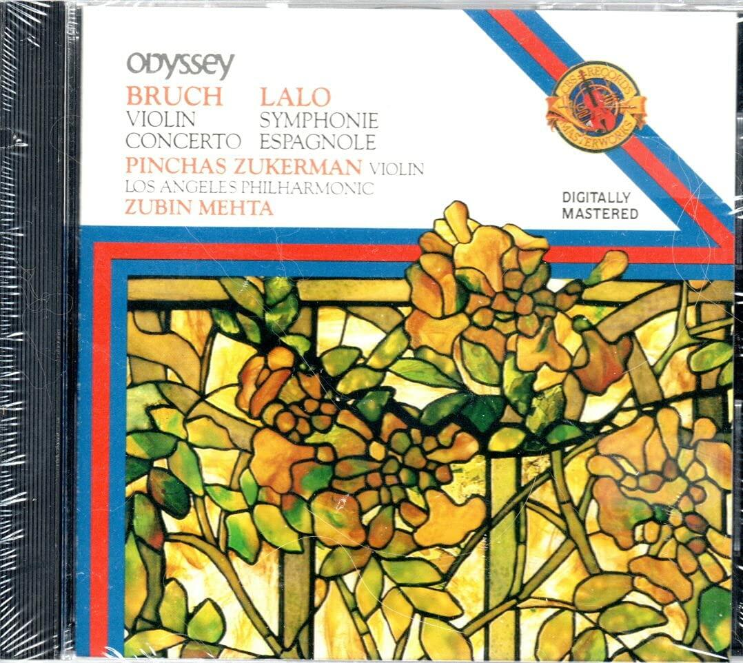 Violin Concerto [Audio CD] Bruch; Zukerman; Mehta and Lap - Good