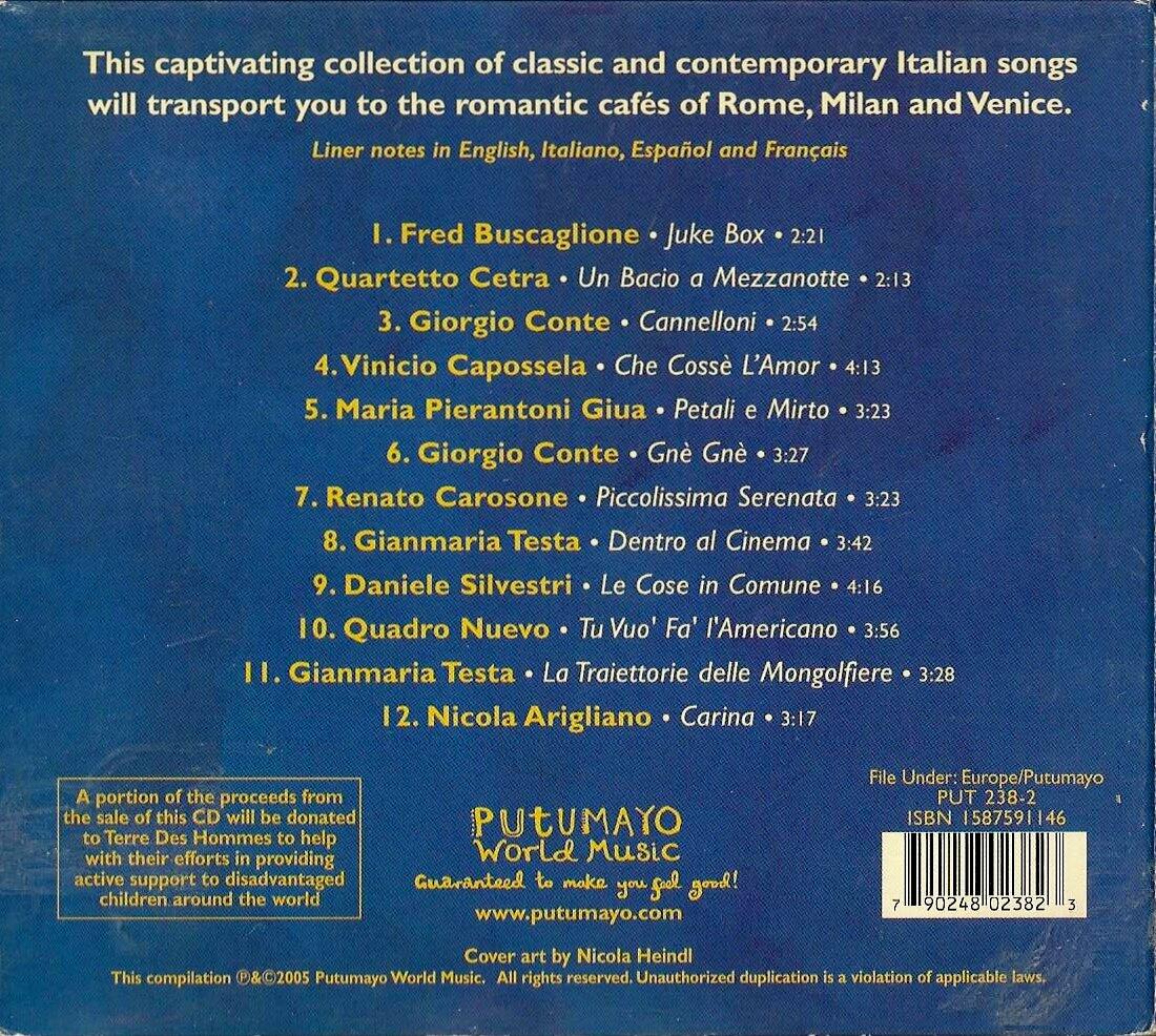 PUTUMAYO PRESENTS - ITALIAN CAFE [Audio CD] PUTUMAYO PRESENTS - Good