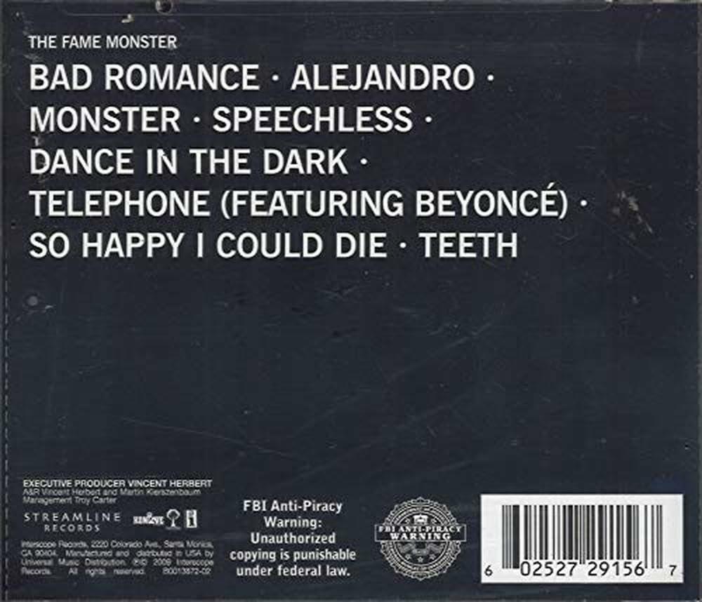 Fame Monster [Audio CD] LADY GAGA - Good