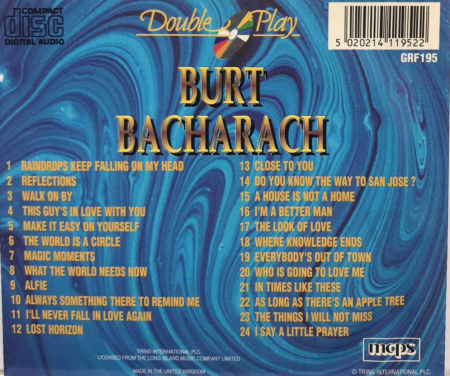 The Magical Music Of Burt Bacharach [Audio CD] - Good