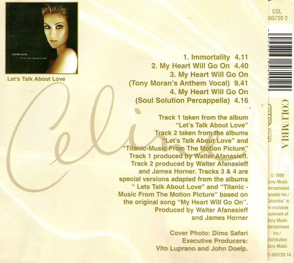 Immortality (4 Tracks) [Audio CD] - Good