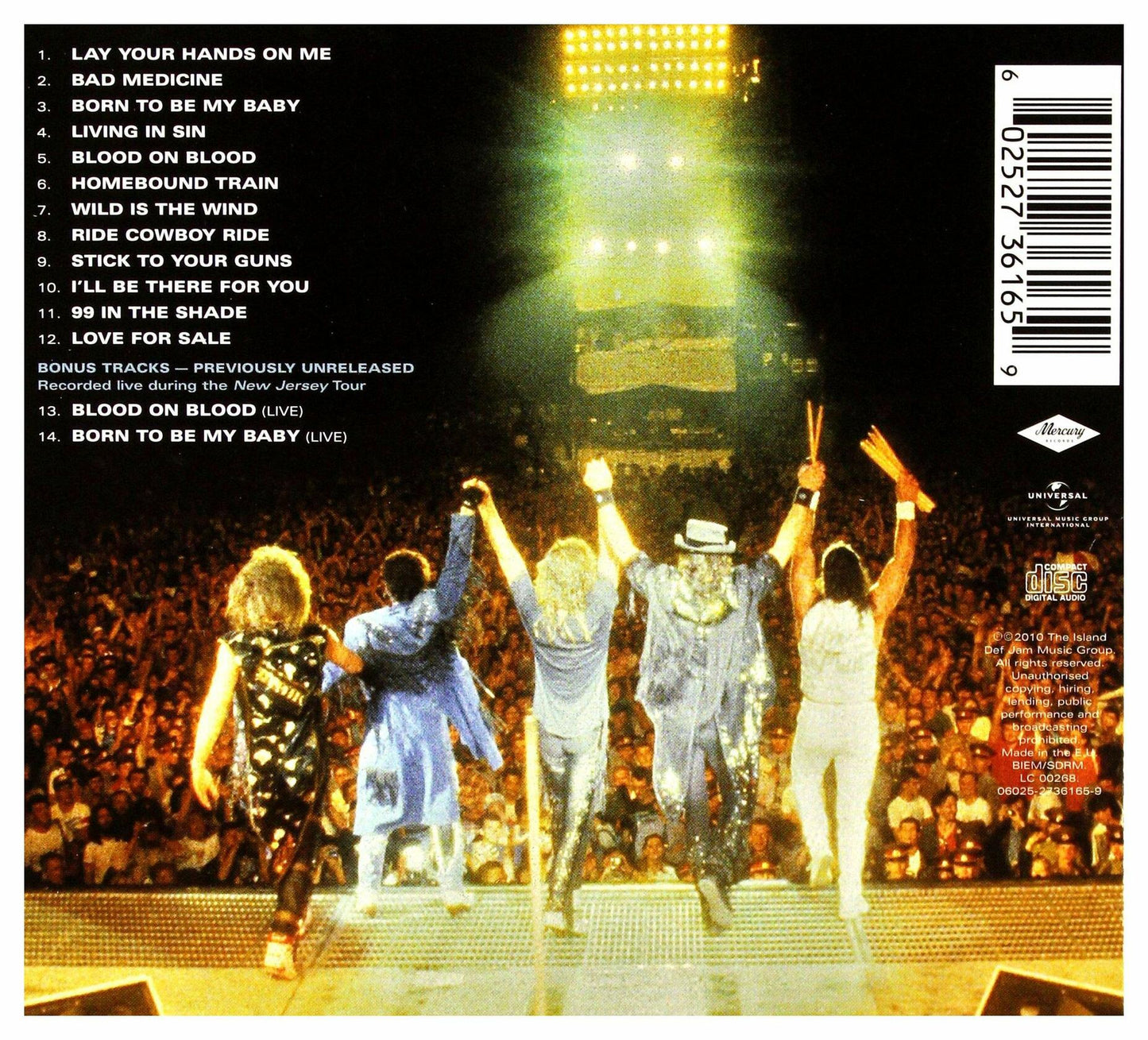 New Jersey: Special Edition [Audio CD] Bon Jovi