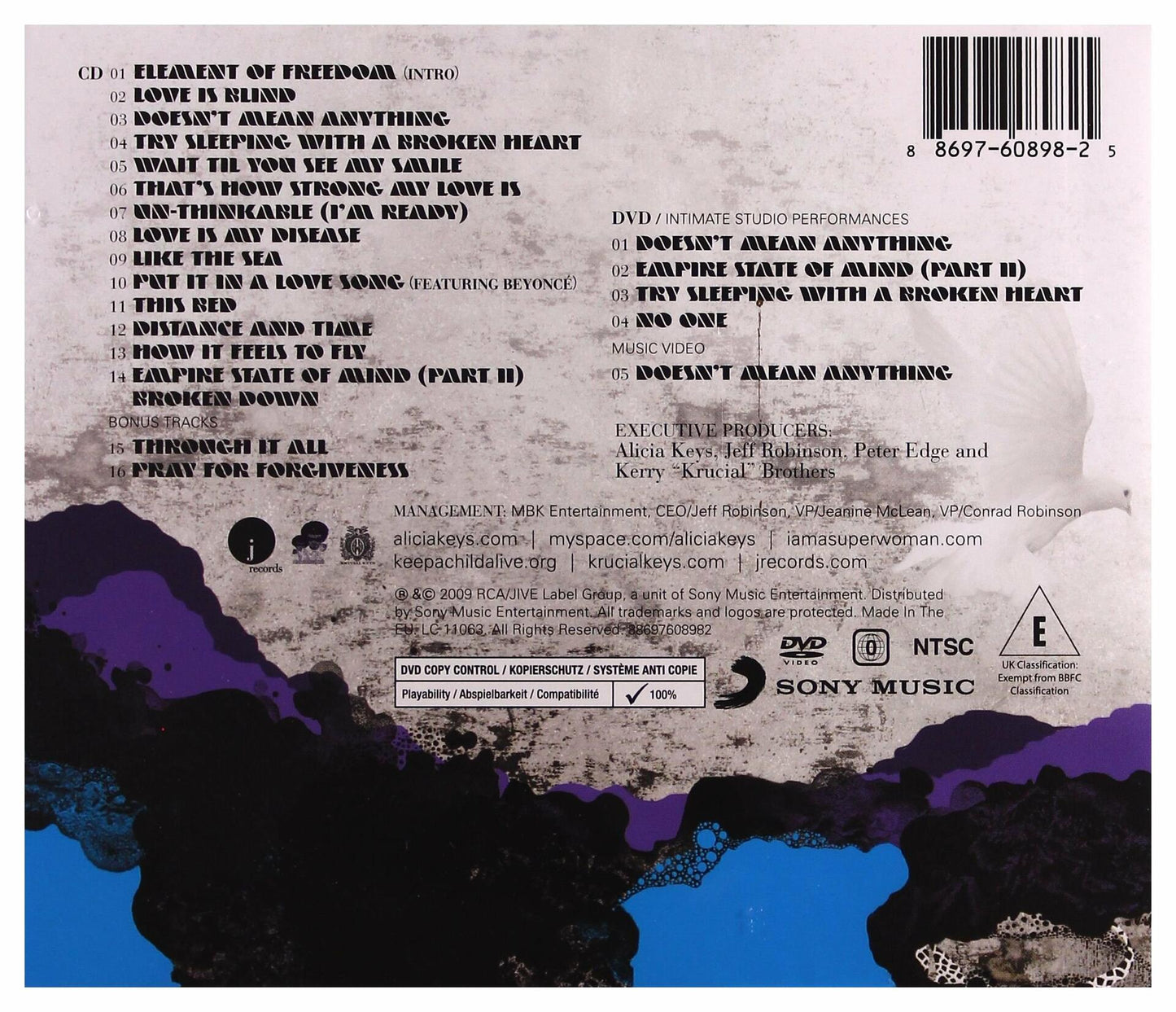 The Element(CdDvd) Of Freedom [Audio CD] Keys, Alicia and Multi-Artistes - Very Good
