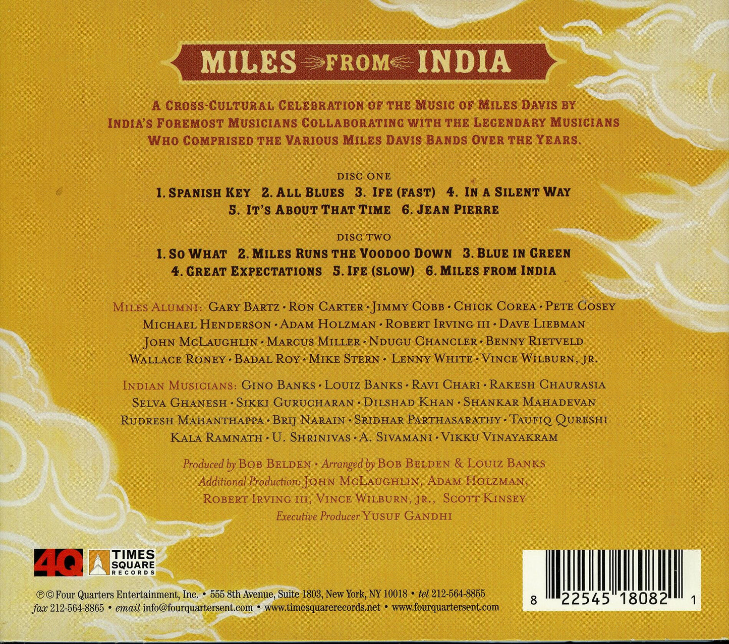 Miles from India: A Celebration of the Music of Miles Davis [Audio CD] VARIOUS - Very Good