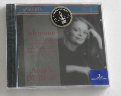 Twelve Fantasias for Violin Without Bass [Audio CD] Telemann and Dubeau - Very Good
