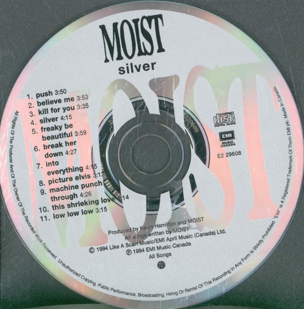 Silver [Audio CD] Moist; Paul Wilcox; Jamie Kaufmann; Kevin Young; David Usher; Jeff Pearce; Mark Makowy and Kevin Hamilton - Very Good