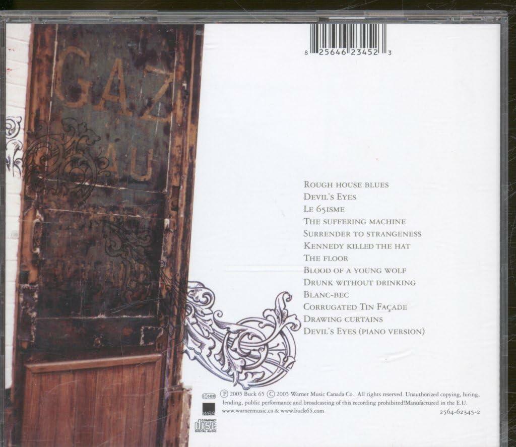 Secret House Against The World [Audio CD] Buck 65 - Very Good