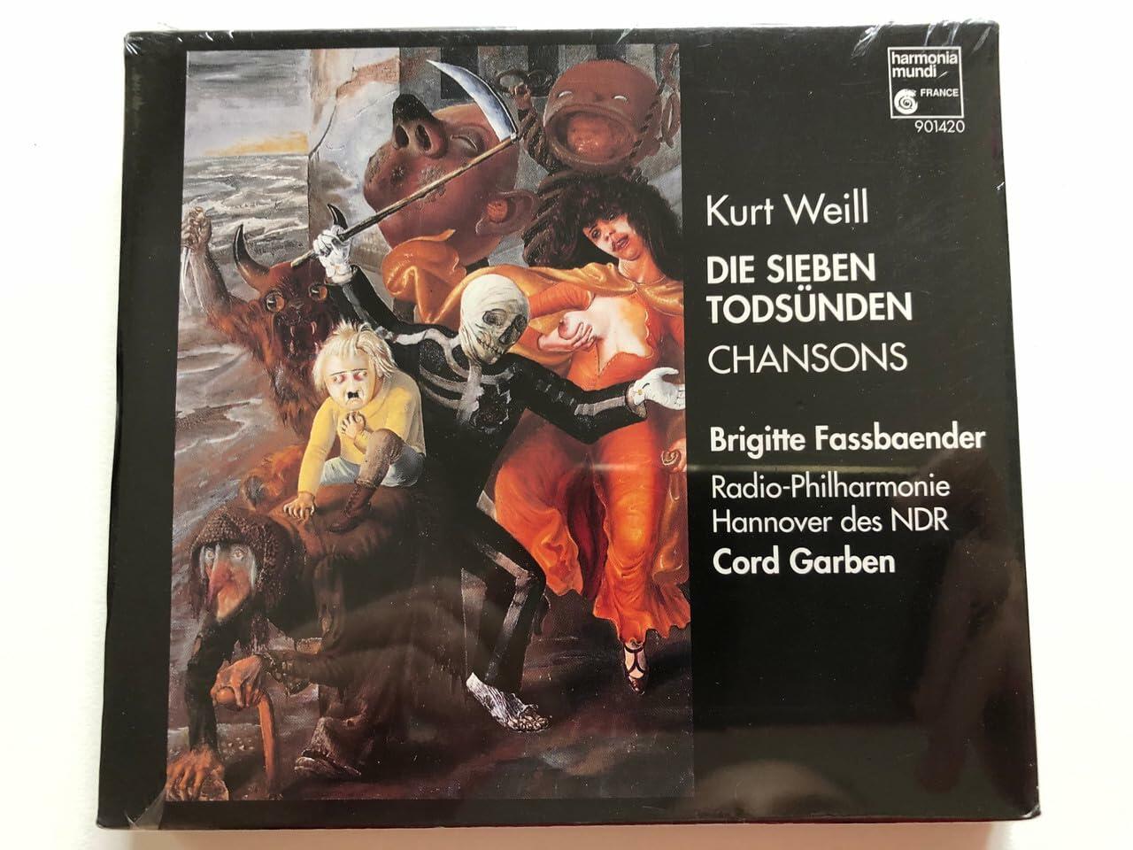 Seven Deadly Sins [Audio CD] Weill; Fassbaender; Garben and Ndr