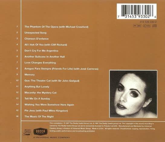 The Andrew Lloyd Webber Collection [CD] [Audio CD] Sarah Brightman - Very Good