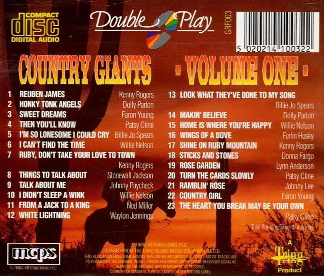 Kenny Rogers, Dolly Parton, Faron Young, Patsy Cline, Billie Jo Spears.. [Audio CD] - Very Good