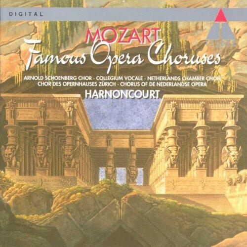 Famous Opera Choruses [Audio CD] Mozart; Harnoncourt; Cgb; Asc; Cmw and Ncc - Very Good