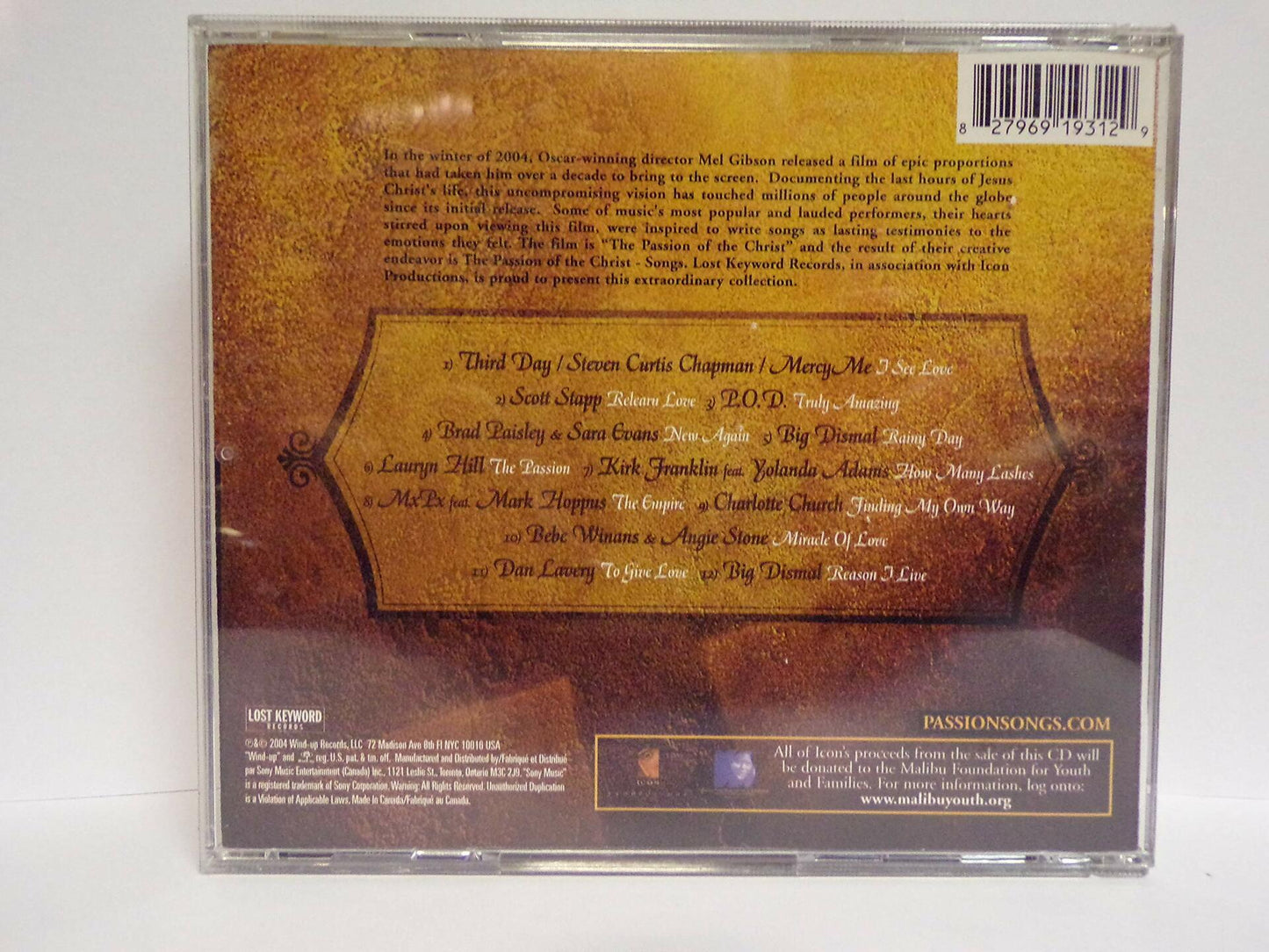 Music Inspired by The Passion of the Christ [Audio CD] - Good